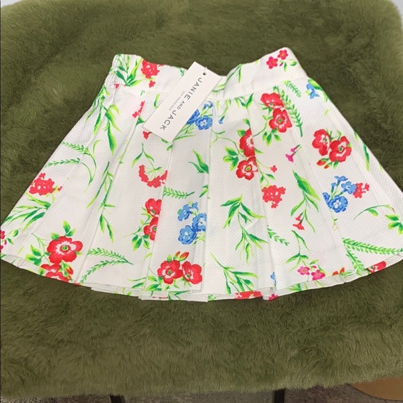 Janie and Jack Floral Skater Skirt - Picture 1 of 9